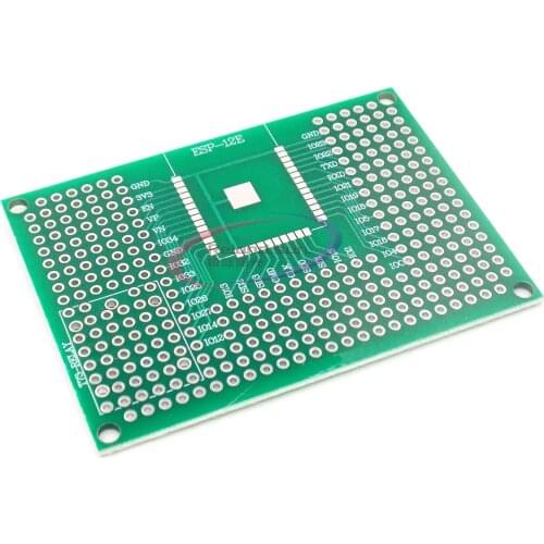 5x7CM 50x70mm Double Side Prototype PCB Board Breadboard Protoshield For Arduino Relay ESP8266 WIFI ESP-12F ESP-12E ESP32 ESP32S