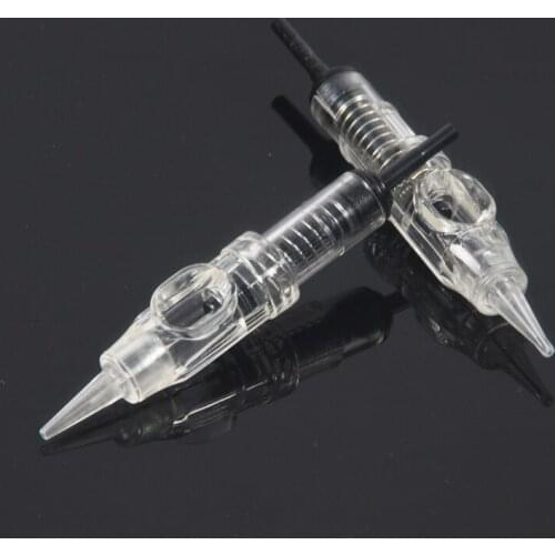 100pcs Easy Click 600D-G Tattoo Needle 1RL 0.25mm Disposable Sterilized Permanent Makeup Cartridge Needles Tips For Eyebrow Lip