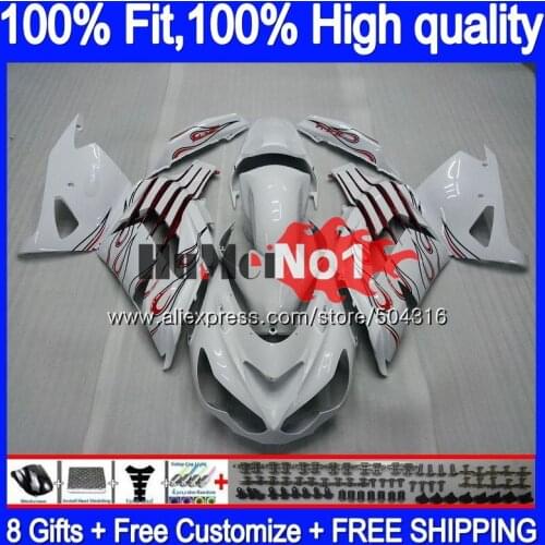 Injection For KAWASAKI ZX 14R ZX14R 06 07 08 09 10 11 78MC.23 ZZR1400 ZX-14R 2006 2007 2008 2009 2010 2011 Red flames Fairing