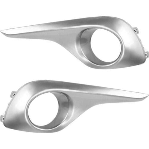 1 Pair Front Fog Light Lamp Cover 81481-0E060 81482-0E060 Fit for Toyota Highlander 2011 2012 2013