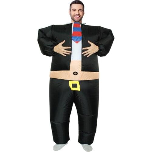 Blow up Boss Handsome Cosplay Free Size Costumes Inflatable Costume Adult Sizes Halloween Fantasy Suits Drop Shpping
