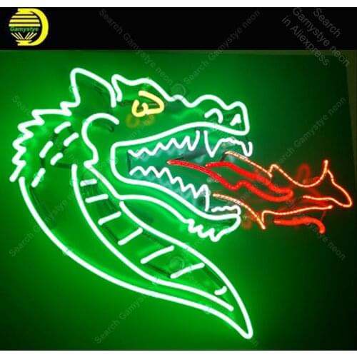 Neon light Signs Dragon of fire breathing Neon Bulbs sign Lamp Handcraft restaurant display neon Letrero Neons enseigne lumine