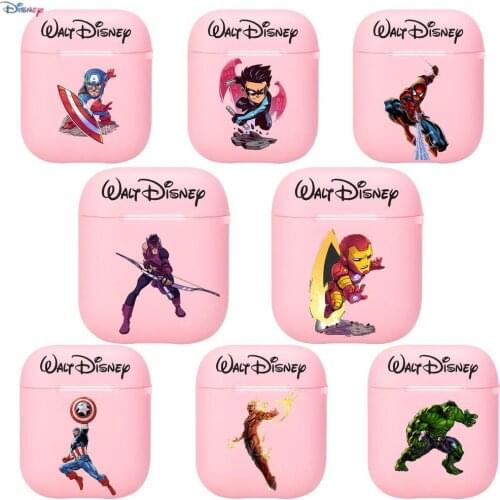 2021 new Disney new Marvel Silicone Bluetooth Wireless Earphone Case for AirPods Protective Cover Skin Accessories Pods Charging
