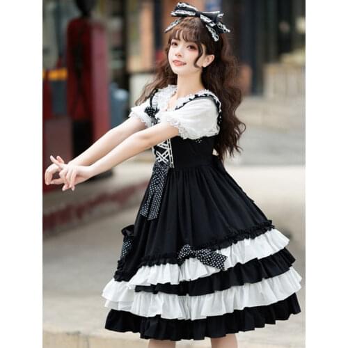 Brown Sugar & Sweetheart ~ Sweet Casual Lolita JSK Dress