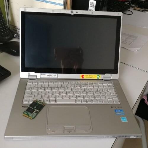 Second hand Laptop CF-ax2 I5 CPU RAM 4G auto diagnostic computer SSD Win7 for MB Star newest diag software optional