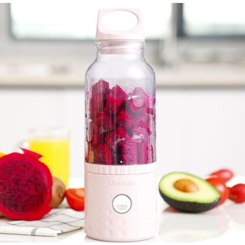 2021 500ML 4000mAh Portable Smoothie Blender Mini USB Mixer Electric Juicer Charging Vitamer Fruit Juicer