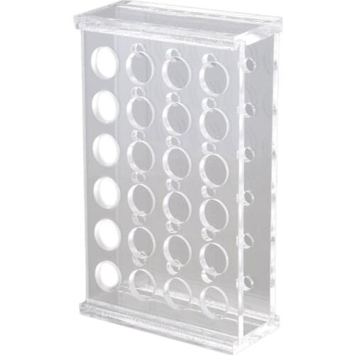 1.5Ml Centrifuge Tubes 11mm Dia Test Tube Plastic Rack Stand 24 Holes