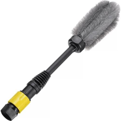 Car Wheel Cleaning Brush Tire Washing Clean Tyre Alloy Soft Bristle Cleaner Soft Brush For Washing Cars Caravans