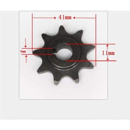 9 Tooth Sprocket For Electric Bike Motor MY1016Z Unitemotor MY1018 Original 9T Sprocket Electric Scooter Engine Sprocket For 410