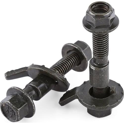 1pcs Car Four Wheel Alignment Eccentric Screw 10mm 12/14/17mm Camber Angle Adjustment Bolt Car Tire Balance Weight 12.9/10.9