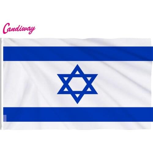 3x2 Foot Israel Flag Vivid Color and UV Fade Resistant Canvas Header and Double Stitched Israeli National Flags Polyester
