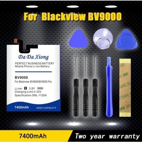 7200mAh V636468P V575868P MT6763T U536174P For Blackview BV9000 / BV9000 Pro Battery BV5000 BV7000 BV8000 BV9500 Pro Battery