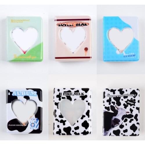36 Pockets small photo album 3 Inches Hollow Love photocard holder Name Card Book Photo Album Card Photocard Name Card ID Holder