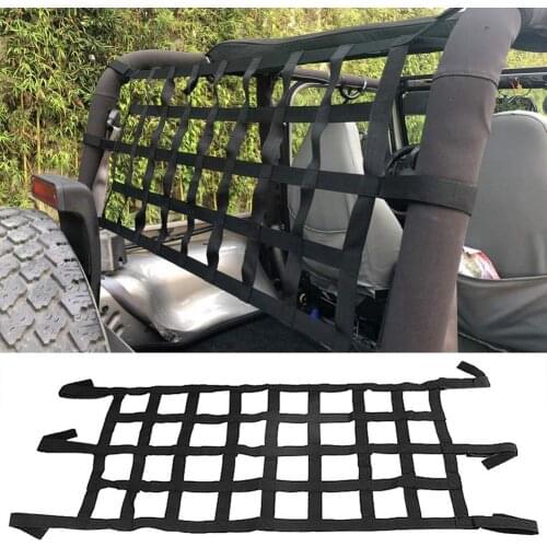Car Auto Roof Rear Cargo Luggage Mesh Storage Net Holder Hammock for Wrangler
