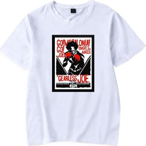 Megalo Box Anime Fashion Prints T-shirts Women/Men Summer Short Sleeve Tshirts Hot Sale Casual Streetwear T shirts