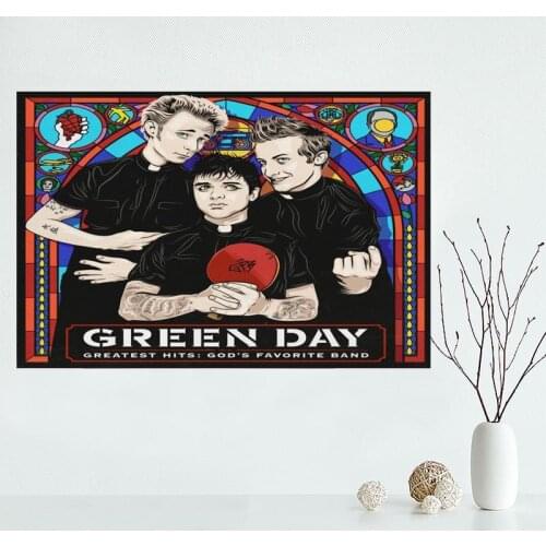 Custom Greenday Canvas Painting Art Print Poster Picture Wall Modern Minimalist Bedroom Living Room Decoration A19.6.3