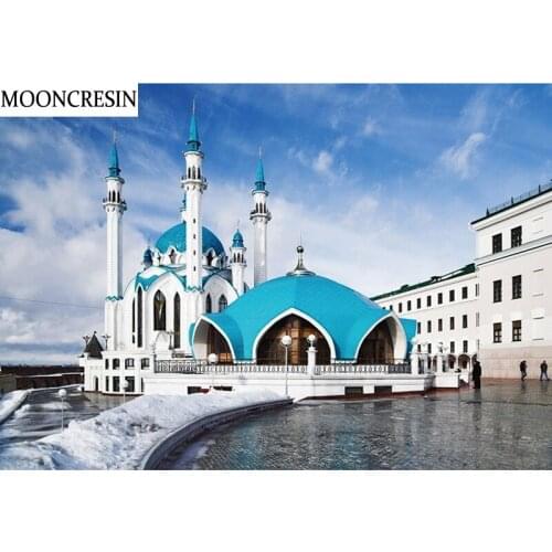 5D Diy Diamond Painting Scenery Castle Cross Stitch Diamond Embroidery Full Square Mosaic Painting With Diamonds Home Decoration