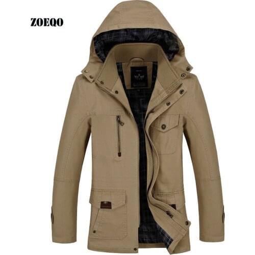 ZOEQO men jacket new Autumn fashion men jackets cotton casual spring mens Outwear clothing hot selling mens jackets and coats