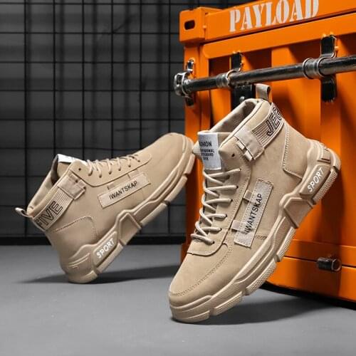 Mens Sports Shoes 2021 Spring and Autumn New Fashion Breathable Shoes Fashion Wear-resistant Shoes Lightweight Non-slip Shoes 44