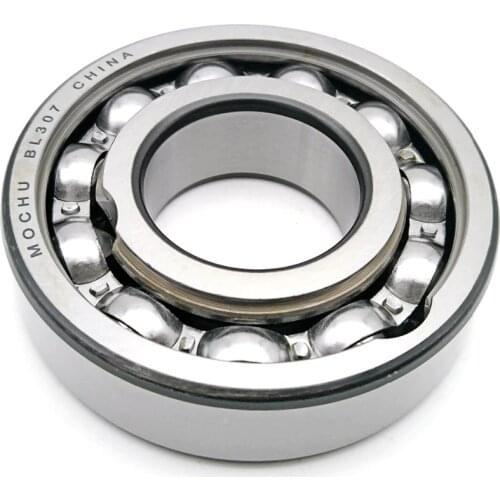 MOCHU BL307 BL307N BL307NR 35X80X21 Single Row Deep Groove Radial Ball Bearing Maximum Capacity Type Steel Cage Open Snap Ring