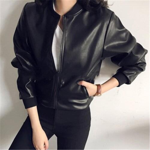 Okkdey Women's Leather Jackets