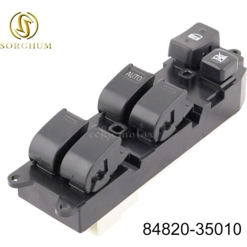 Hot84820-35010 8482035010 Front Left Power Window Lifter Switch For Toyota Carina E Hilux 4Runner Truck Land Cruiser Lexus LX450
