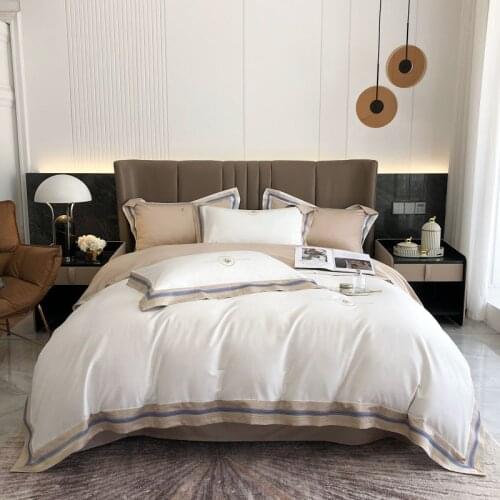 Luxury Bedding set Embroidery duvet cover Bed linen cotton sheet king bedding queen size comforter sets juego de cama