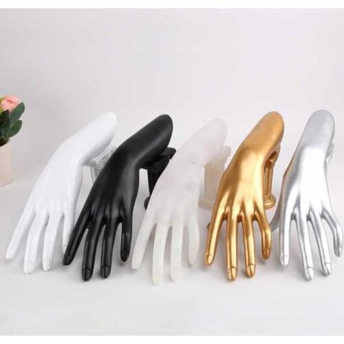 Hand Resin Portrait Model Jewellry Stand Storage Hanging Bracelet Ring Jewelry Display Props Jewelry Counter Display Wholesale