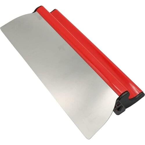 15.75" 40cm Drywall Skimming Smoothing Spatula for White Wall Knock-down Extruded Stainless Steel Construction Tools