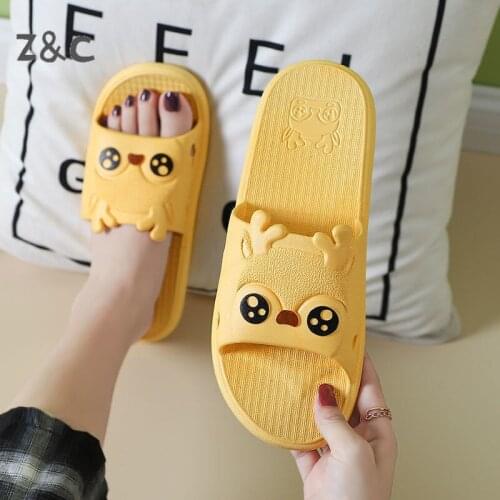 Slipper Womens Summer Indoor Non-slip Mens Home Soft-Soled Bathroom Bath Home Wearing Slippers Couple Shoes for Women 2020