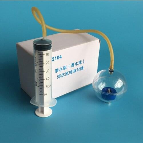 Physics Buoyancy Principle Submarine Ball Teaching Equipment Submarine Model Diving Ball Mechanics Apparatus School Aids