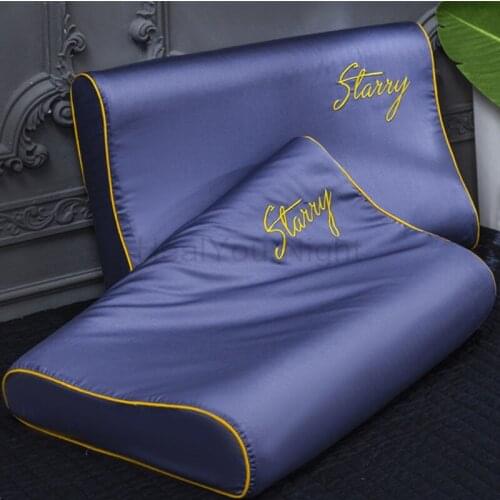 Solid Color Cotton Sleeping Pillow Case Brief Style High-end Custom Pillowcases Latex Pillow Case Cover 30x50CM/40x60CM