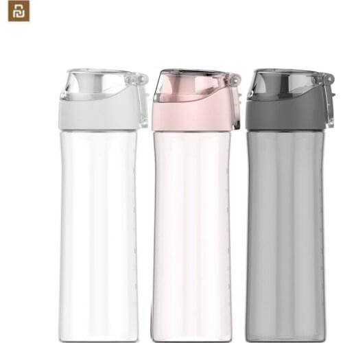 New Xiaomi Youpin Fun Home 600ml Sports Gym Drinking Tritan Cup Portable Leakproof Outdoor Bike Cycling Running