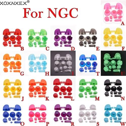 1set 21color Analog Stick Cap Button Keypads Y X A B Z Buttons for Nintend Gamecube controller - Joystick Controller