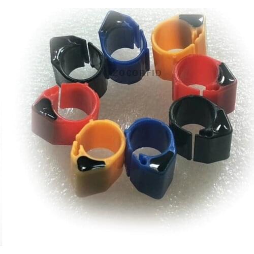 100pcs RFID 125kHZ TK4100 1.1CM diameter chicken Poultry automated management RFID tag,electronic tags