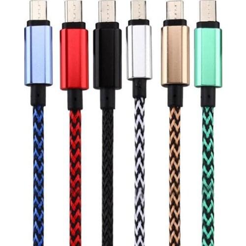 3M 10FT Micro V8 Aluminium Alloy Braided nylon usb data sync charger for samsung s3 s4 s6 s7