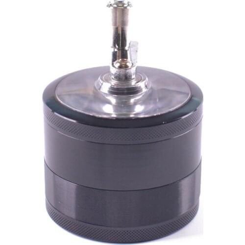 4 Layers Tobacco Herb Hand Grinder Aluminum Manual Herbal Herb Mill Spice Crusher Mill Pollinator Smoking Accessories