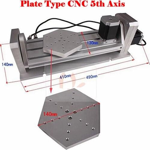 CNC 5 axis Rotary axis plate type for cnc router milling machine kit