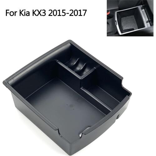 Car Styling Accessories Dedicated Modified Central Armrest box Storage Tray Glove Box Pallet Case For Kia KX3 KX-3 2015-2019