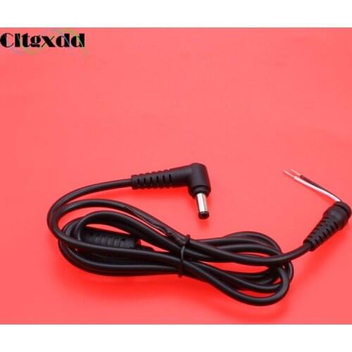 Cltgxdd 10pcs 5.5*2.5mm DC Power Male Plug Connector with power Cord Cable For Toshiba Asus Lenovo Laptop Adapter, 5.5X2.5mm