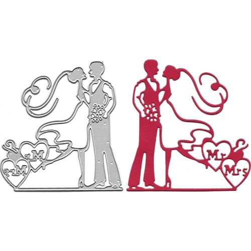 Valentines Day Cutting Dies Scrapbooking Embossing Folders for Card Making Diy Craft Stencil Paper Scrapbook Die Cut Mold