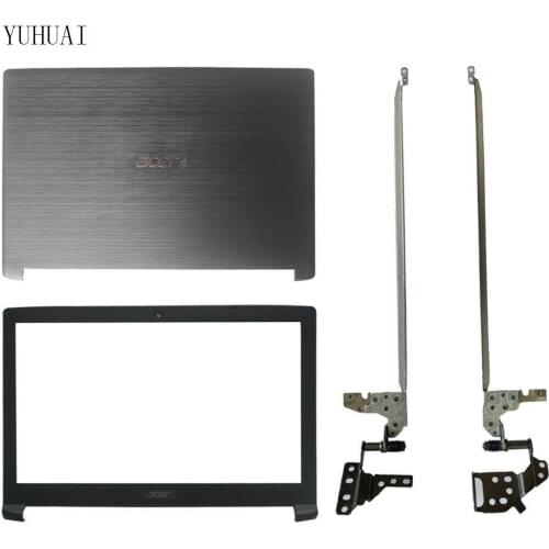 FOR Acer Aspire 7 A715-71 A715-71G LCD Back Cover Black Screen Bezel cover Hinge