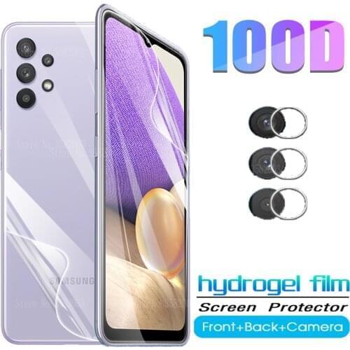 For Samsung a32 5g Hydrogel Film Camera Lens Protective Glass For Samsung Galaxy a32 a 32 galaxya32 5g Full Cover film Not Glass