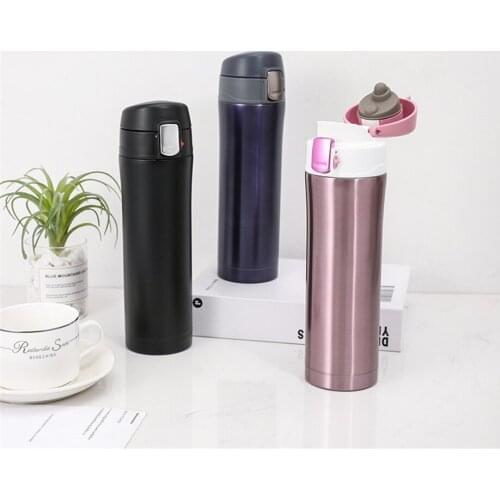20pcs/lot 17oz travel tumbler 500ml Water mug coffee cup stainless steel glass 2 wall insulated vacuum leak-proof