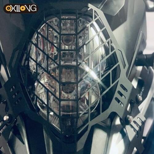 Motorcycle Headlight Head Lamp Light Grille Guard Cover Protector For Suzuki V-STORM 1000 V-strom DL1000 2017 2018 2019 2020