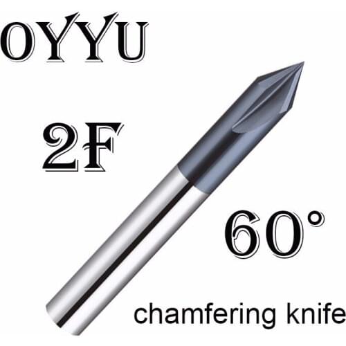 Degree Steel Chamfer Knife 2 Blade Cemented Carbide Chamfer Stand Milling Cutter 60 & Deg; Numerical Control Processing Center