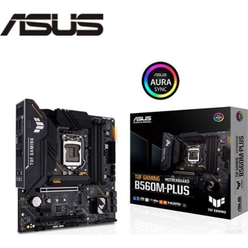 NEW For ASUS TUF GAMING B560M-PLUS Motherboard Socket LGA 1200 DDR4 M.2 nvme ssd For Intel B560 Original Desktop Mainboard