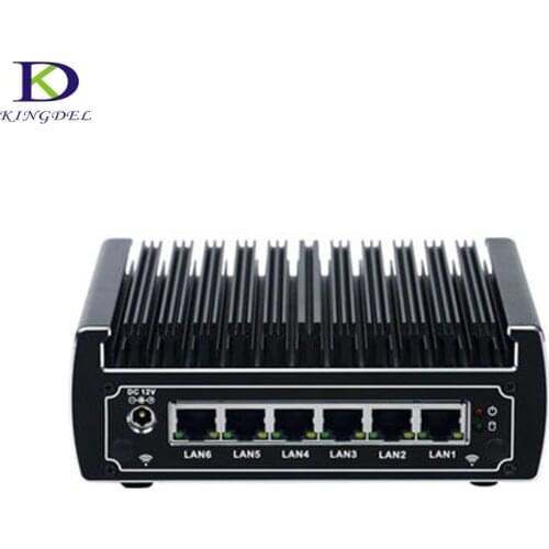 Cheap 6*LAN Palm Mini Computer HTPC Nuc Intel Dual Core i3 7100U HDMI Plus 1*COM Celeron 3865U Nettop &Desktop Mini PC win10