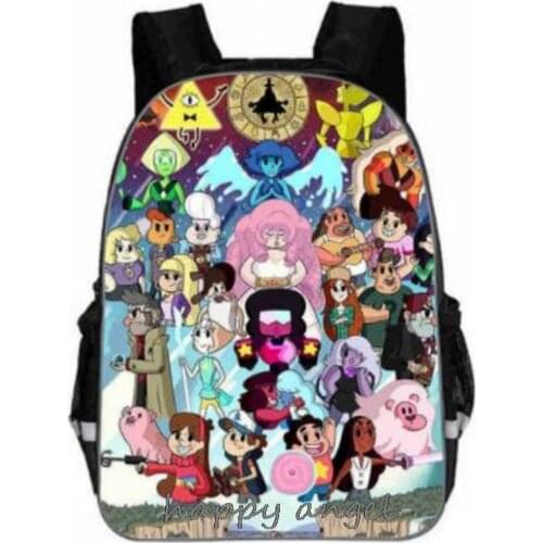 11/13/16 Inch Fashion Anime Gravity Falls Pringting Backpack For Teenagers Boys Girls School Bags Kids Student Backpacks gift