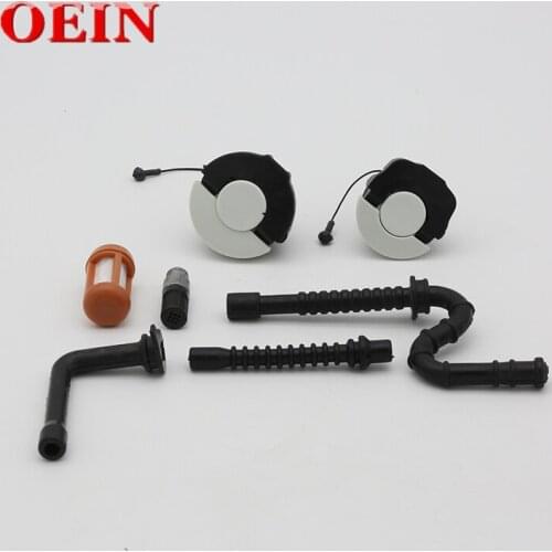 Fuel Oil Filter Impulse Line Hose Tank Cap Kit Fit For Stihl MS260 MS 026 260 Gas Chainsaw Replacement Spare Garden Tool Parts
